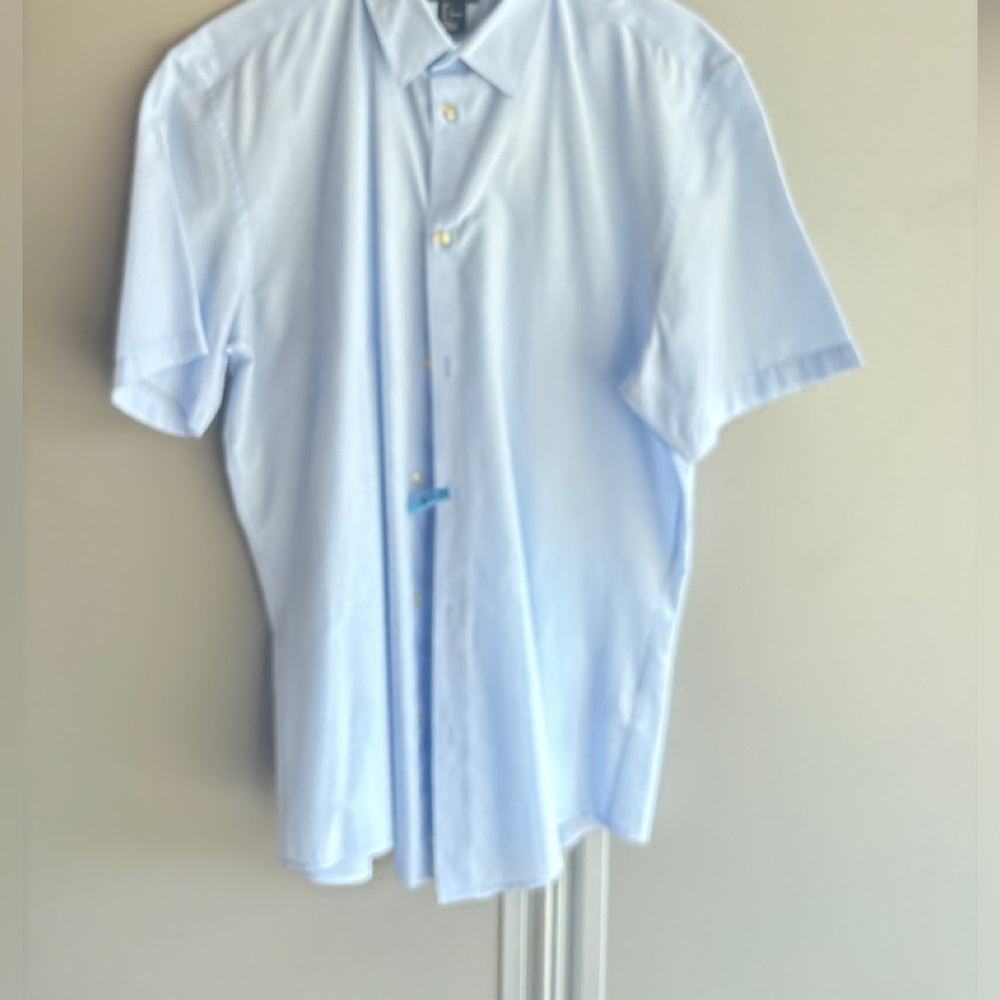H&M mens summer shirt blue size large